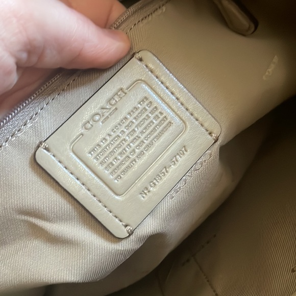 Mushroom/Taupe COACH Handbag/Purse - Picture 8 of 11